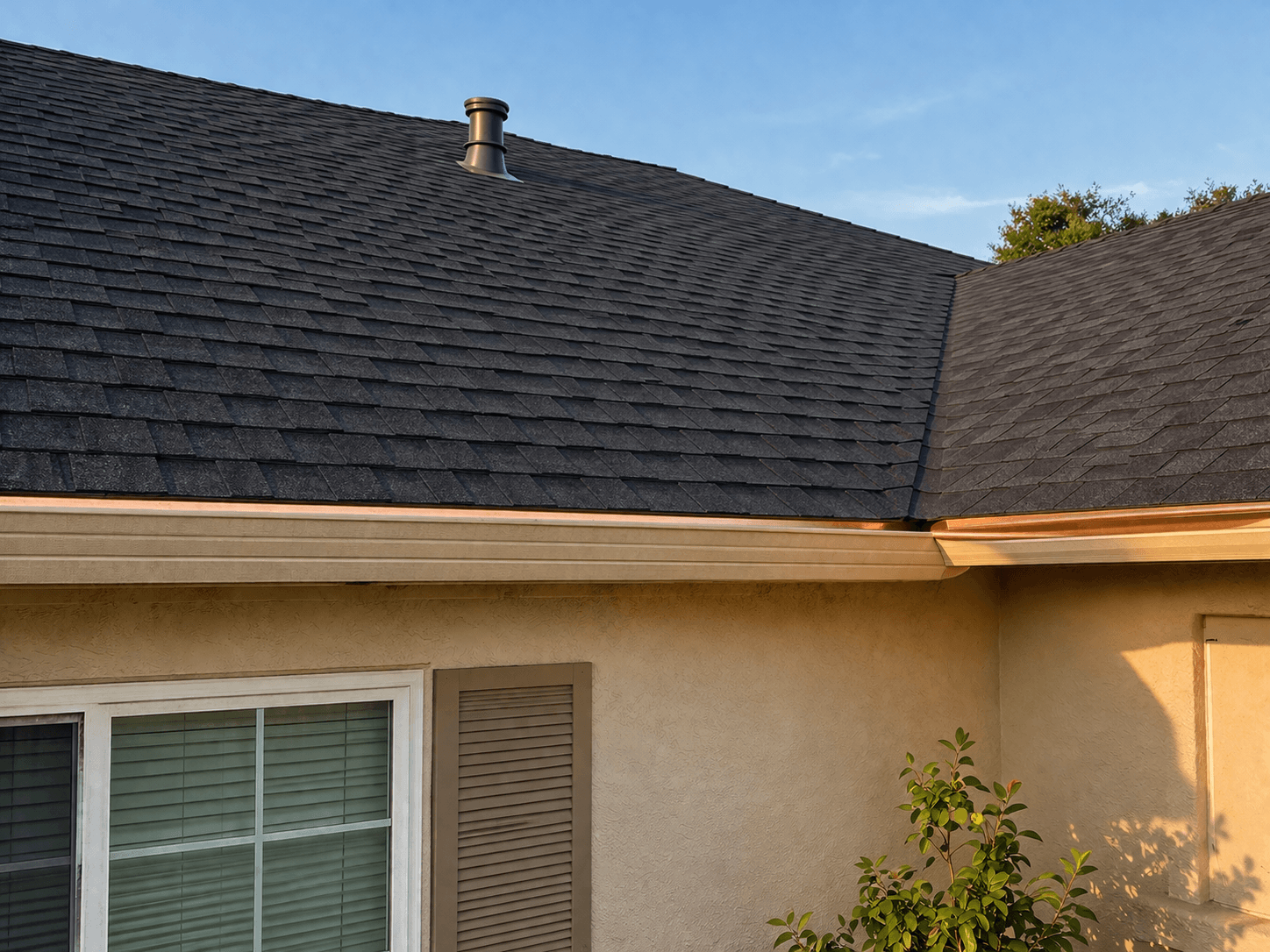 After - Complete roof replacement — Fresno, CA